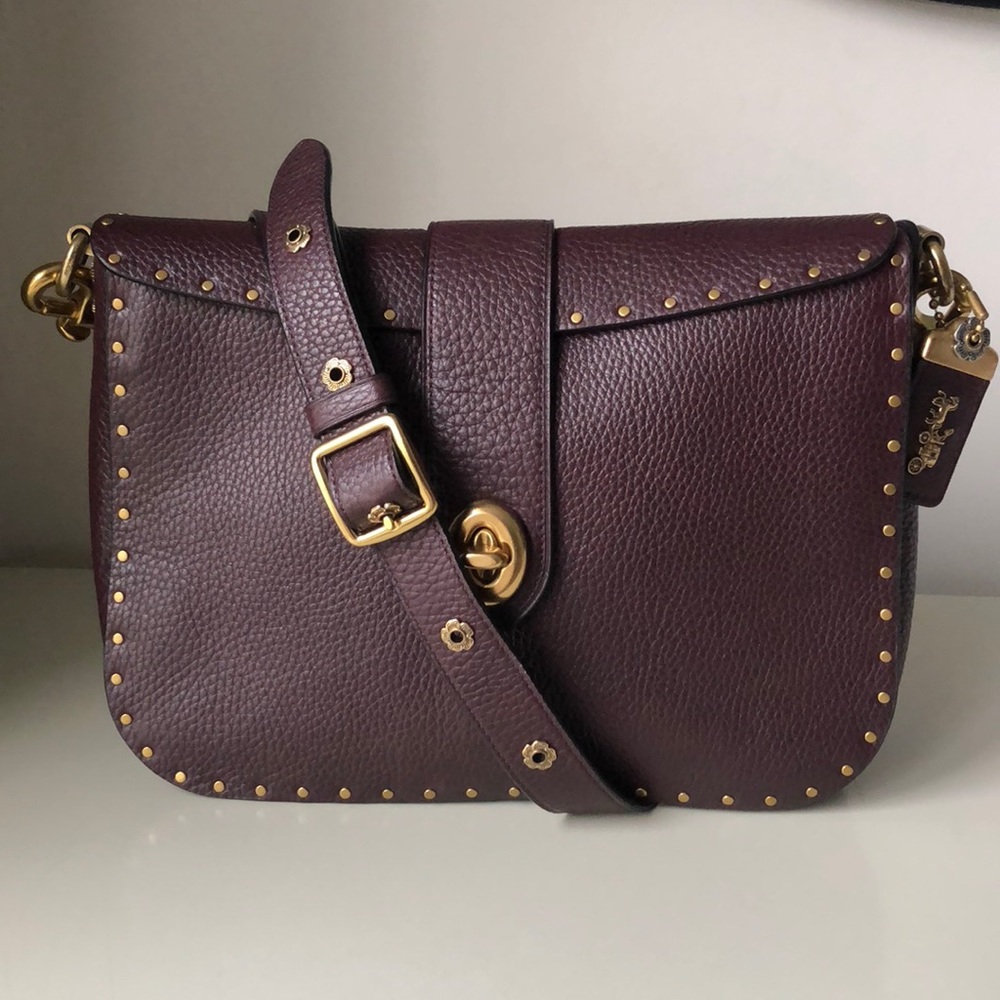 Coach 1941 Page 27 Border Rivets Satchel Bag